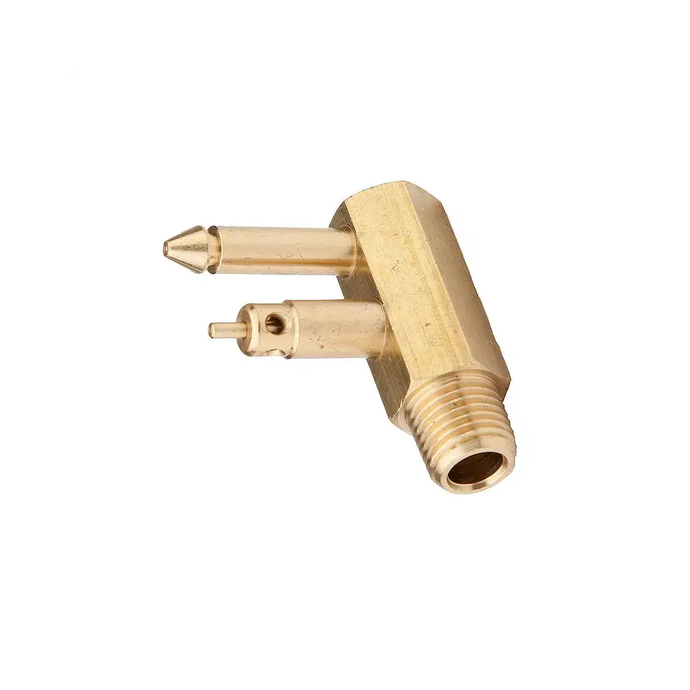 Fuel Line Fitting Connector - 1/4" Male NPT - Chrome Plated - Brass - ATT8873-6